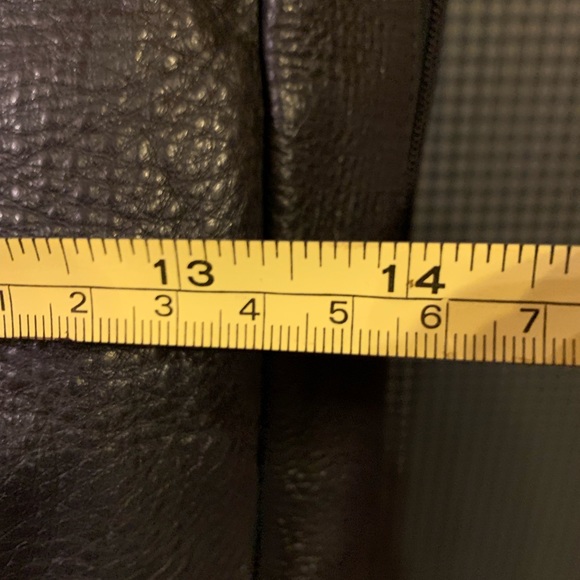 COPY - Handmade Leather Bag with Snakeskin Style mesh inlay on Black 100% soft … - Picture 6 of 7